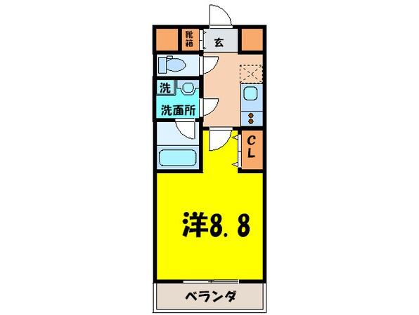 彩都シオンの物件間取画像